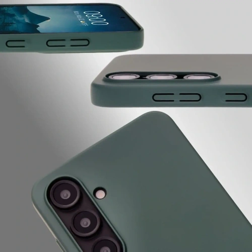 Etui Bizon Case Łupka do Samsung Galaxy S24 FE zielone