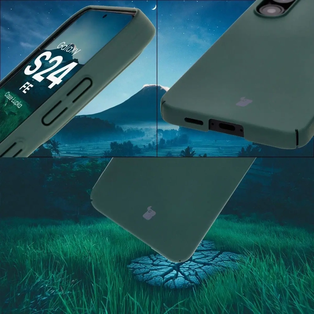 Hurtownia GSM - Caz Bizon Lupka Samsung Galaxy S24 FE verde - BIZ9178 - {ean13} - Hurt