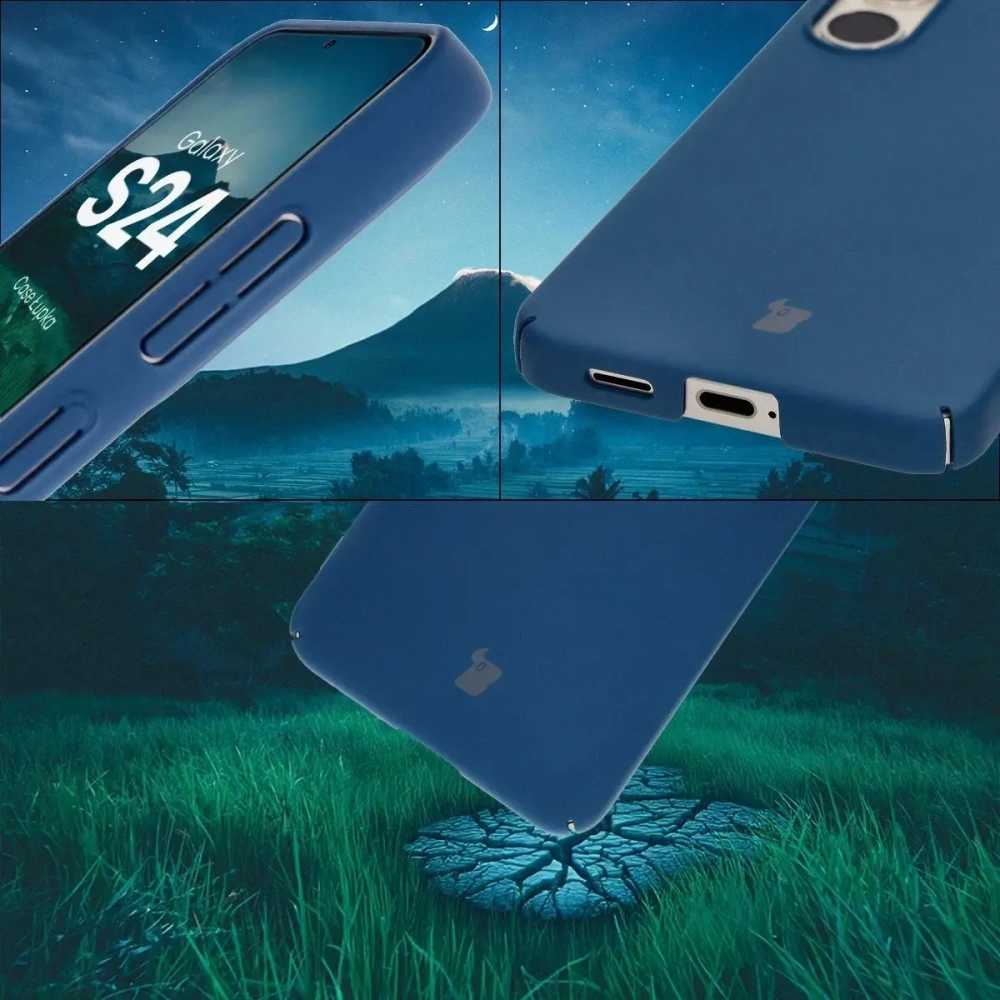 Hurtownia GSM - Caz Bizon Lupka Samsung Galaxy S24 albastru - BIZ9179 - {ean13} - Hurt