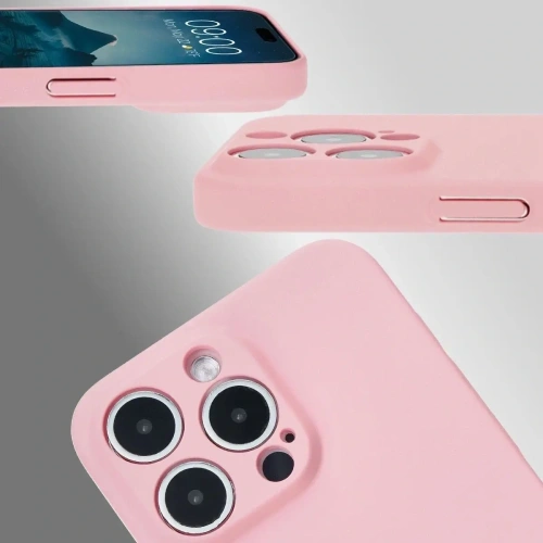 Etui Bizon Case Łupka do Apple iPhone 15 Pro Max różowe