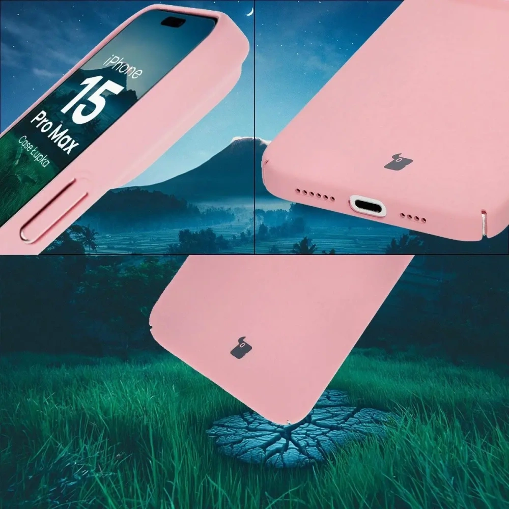 Hurtownia GSM - Bizon Case Lupka Apple iPhone 15 Pro Max rosa - BIZ9181 - {ean13} - Hurt