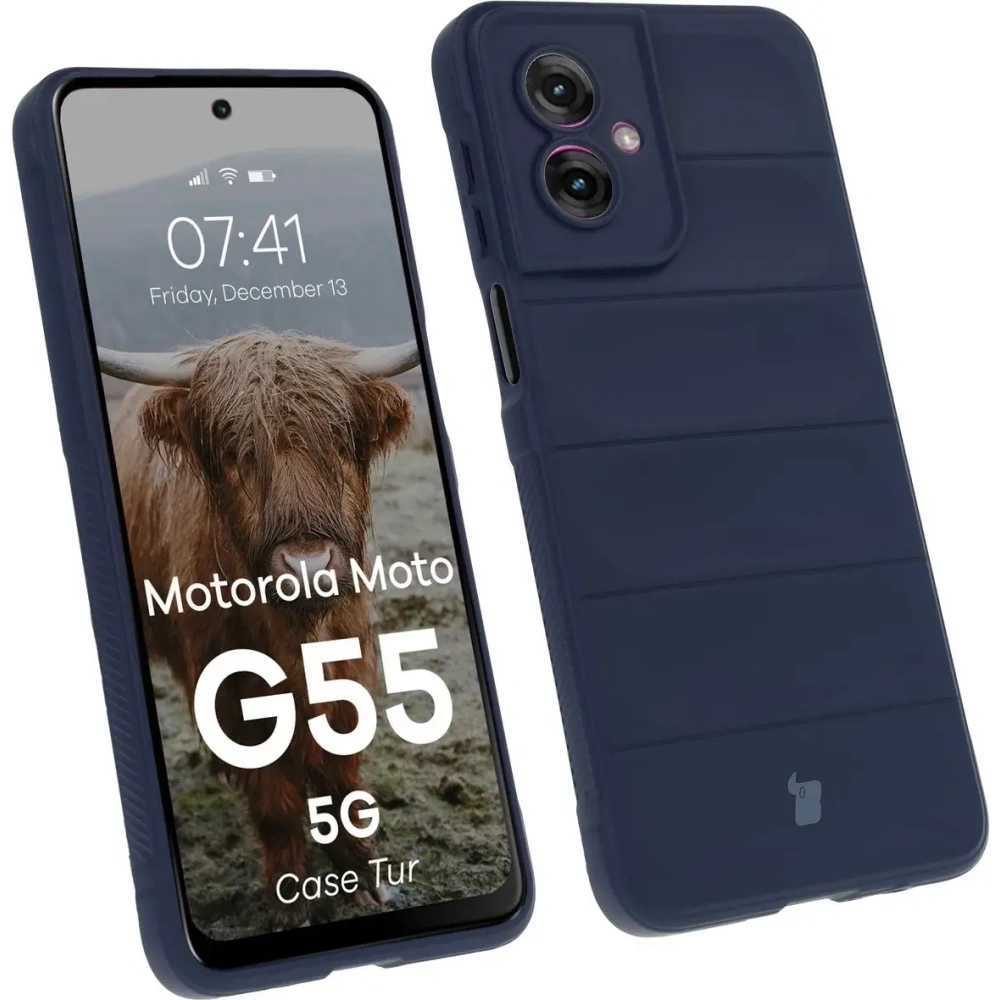 Hurtownia GSM - Bizon Case Tur Motorola Moto G55 5G sötétkék - BIZ9183 - {ean13} - Hurt