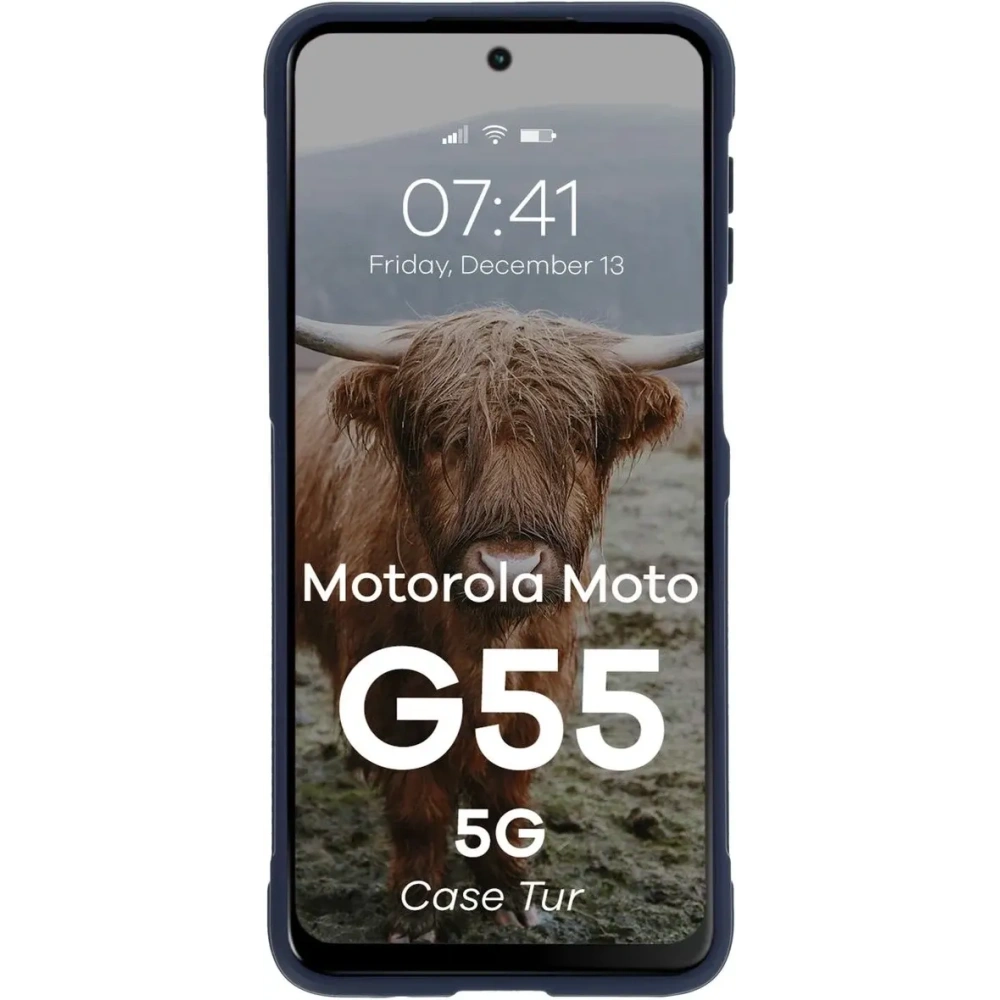 Hurtownia GSM - Bizon Case Tur Motorola Moto G55 5G sötétkék - BIZ9183 - {ean13} - Hurt