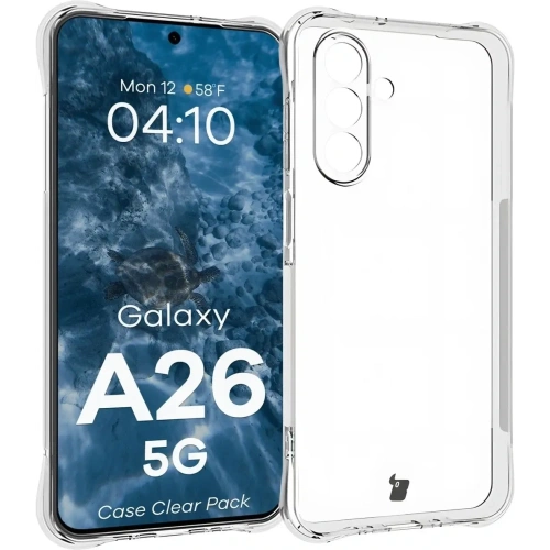 Etui + 2x szkło na ekran Bizon Case Clear Pack do Samsung Galaxy A26 5G