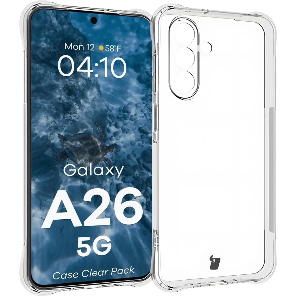 Hurtownia GSM - Bizon Case Clear Pack carcasă + 2x sticlă de protecție pentru ecran Samsung Galaxy A26 5G - BIZ9187 - {ean13} - Hurt