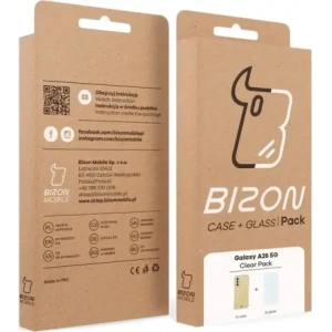 Wholesale Bizon Case Clear Pack case + 2x screen glass Samsung Galaxy A26 5G - BIZ9187 - {ean13} - Hurt