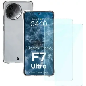 Wholesale Bizon Case Clear Pack case + 2x screen glass Xiaomi Poco F7 Ultra - BIZ9188 - {ean13} - Hurt