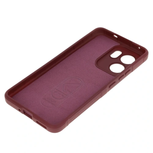 Pancerne etui Bizon Case Tur do Oppo Reno13 F burgundowe