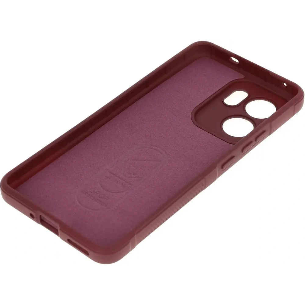 Hurtownia GSM - Pancerne etui Bizon Case Tur do Oppo Reno13 F burgundowe - BIZ9189 - {ean13} - Hurt