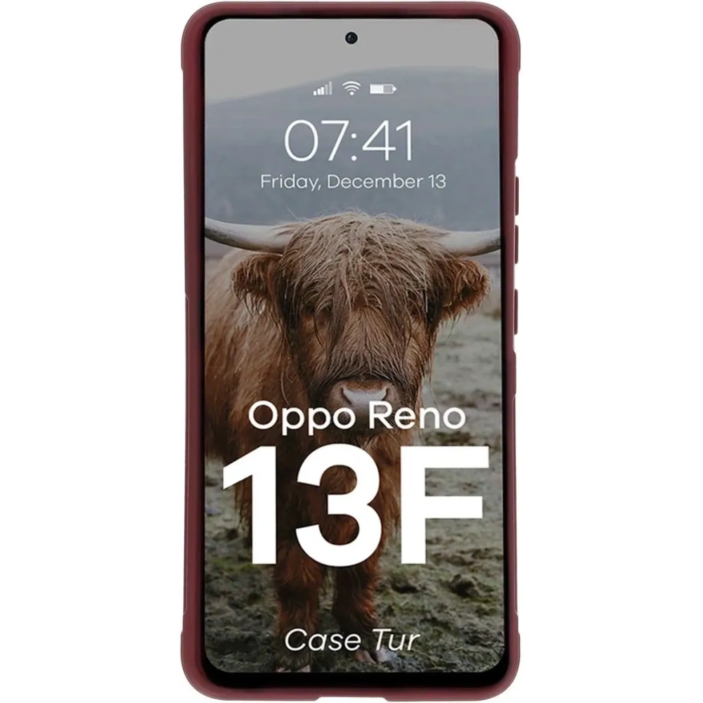 Hurtownia GSM - Pancerne etui Bizon Case Tur do Oppo Reno13 F burgundowe - BIZ9189 - {ean13} - Hurt