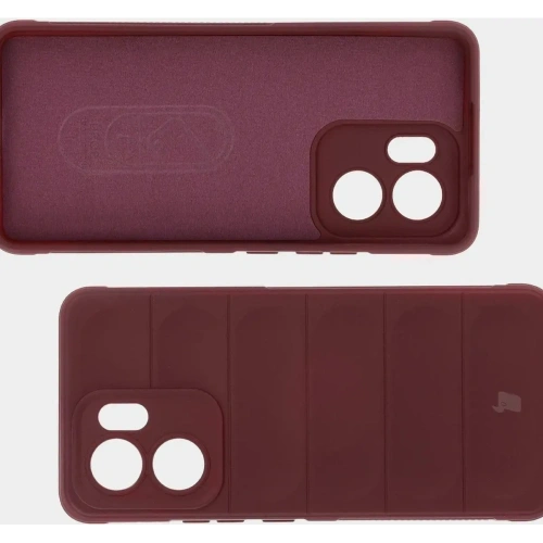 Pancerne etui Bizon Case Tur do Oppo Reno13 F burgundowe