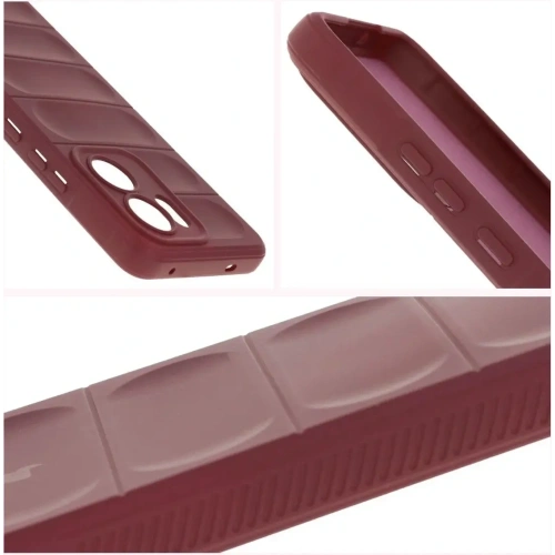 Pancerne etui Bizon Case Tur do Oppo Reno13 F burgundowe