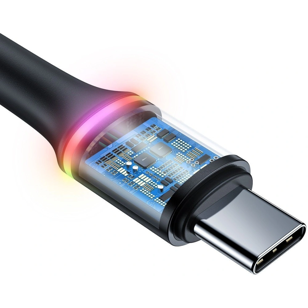 Wholesale Baseus Halo Data Huawei SuperCharge Charge Cable USB USB-C 40W 5A 1m Black - BSU1514BLK - {ean13} - Hurt