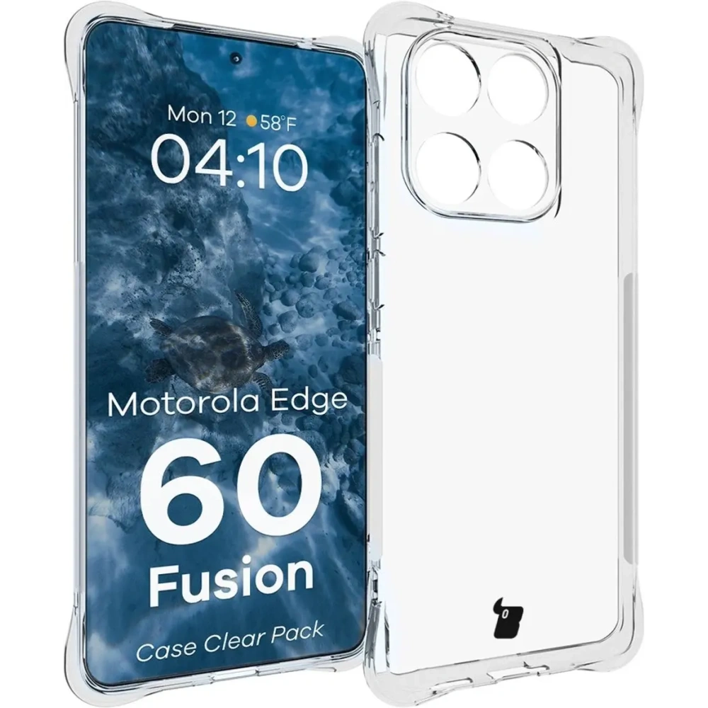 Wholesale Bizon Case Clear Pack flexible case + 2x screen film Motorola Edge 60 Fusion / Edge 60 - BIZ9194 - {ean13} - Hurt