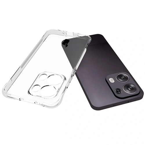Etui + 2x folia na ekran Bizon Case Clear Pack do Oppo Reno13 Pro