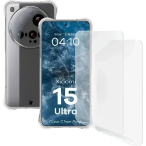 Hurtownia GSM - Husa flexibilă Bizon Case Clear Pack + 2x folie de protecție pentru ecran Xiaomi 15 Ultra - BIZ9196 - {ean13} - Hurt