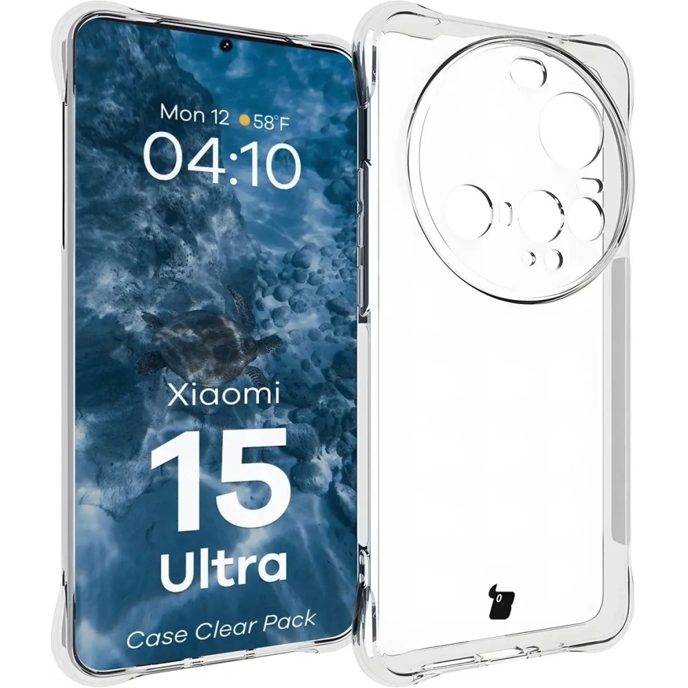 Hurtownia GSM - Bizon Case Clear Pack rugalmas tok + 2x kijelzőfólia Xiaomi 15 Ultra - BIZ9196 - {ean13} - Hurt