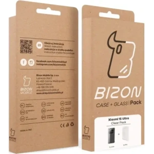 Wholesale Bizon Case Clear Pack flexible case + 2x screen film Xiaomi 15 Ultra - BIZ9196 - {ean13} - Hurt