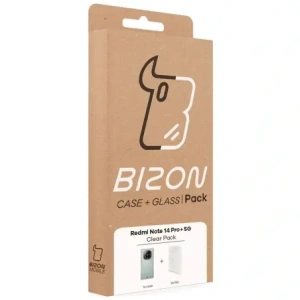 Wholesale Bizon Case Clear Pack flexible case + 2x screen film Xiaomi Redmi Note 14 Pro+ Plus 5G - BIZ9197 - {ean13} - Hurt