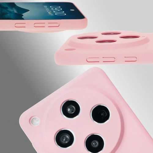 Etui Bizon Case Łupka do Oppo Find X8 Pro różowe