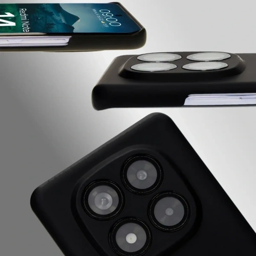 Etui Bizon Case Łupka do Xiaomi Redmi Note 14 Pro 5G czarne