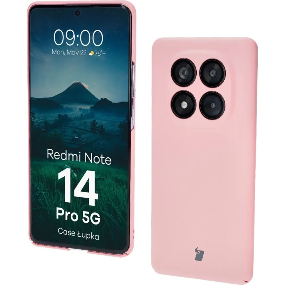 Hurtownia GSM - Bizon tok Lupka Xiaomi Redmi Note 14 Pro 5G rózsaszín - BIZ9200 - {ean13} - Hurt