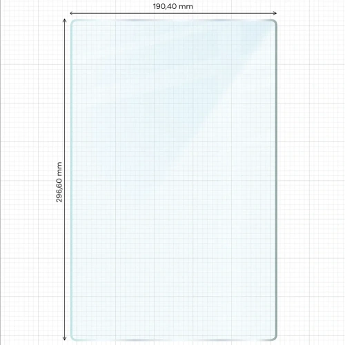 Szkło hartowane do tabletu Bizon Glass Tab Clear do Samsung Galaxy Tab S10 FE+ Plus [2 PACK]