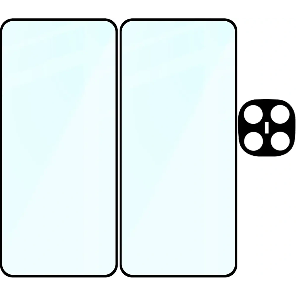 Hurtownia GSM - Bizon Edge 2 3D Csomag 2x edzett üveg + 1x lencsevédő Xiaomi Redmi Note 14 Pro Plus 5G-hez - BIZ9202 - {ean13} - Hurt