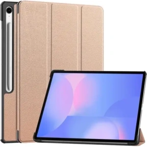 Bizon Case Tab Croc Samsung Galaxy Tab S10 FE+ Plus rose gold