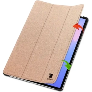 Bizon Case Tab Croc Samsung Galaxy Tab S10 FE+ Plus rose gold