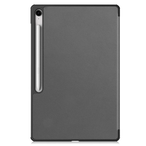 Etui z klapką Bizon Case Tab Croc do Samsung Galaxy Tab S10 FE+ Plus szare