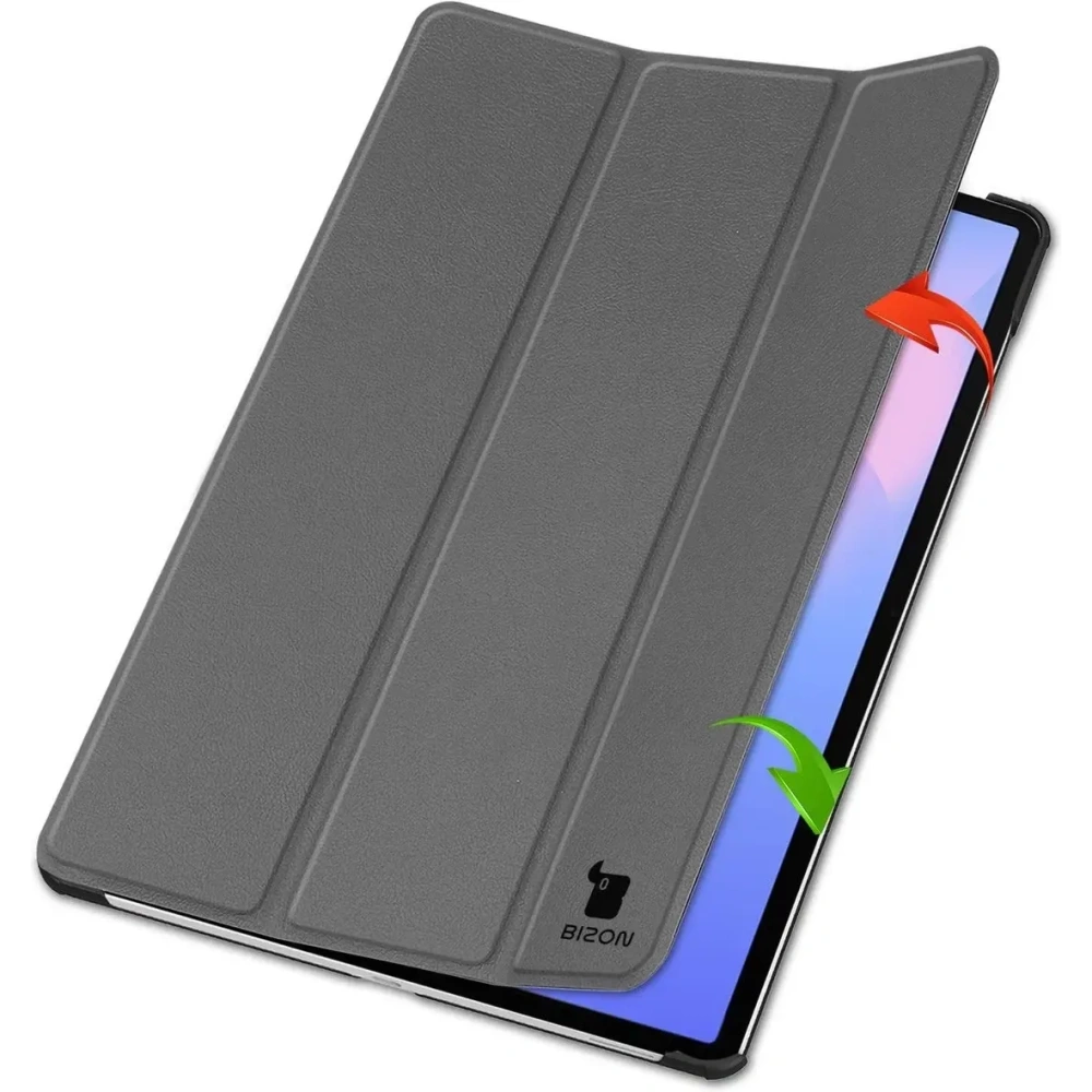 Wholesale Bizon Case Tab Croc Samsung Galaxy Tab S10 FE+ Plus grey - BIZ9207 - {ean13} - Hurt
