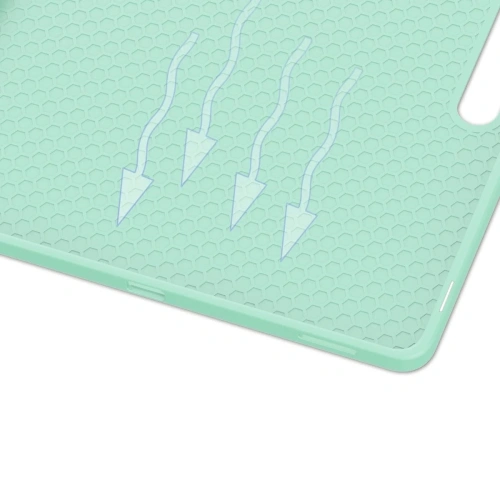 Etui z klapką Bizon Case Tab Lizard do Samsung Galaxy Tab S10 FE+ Plus miętowe