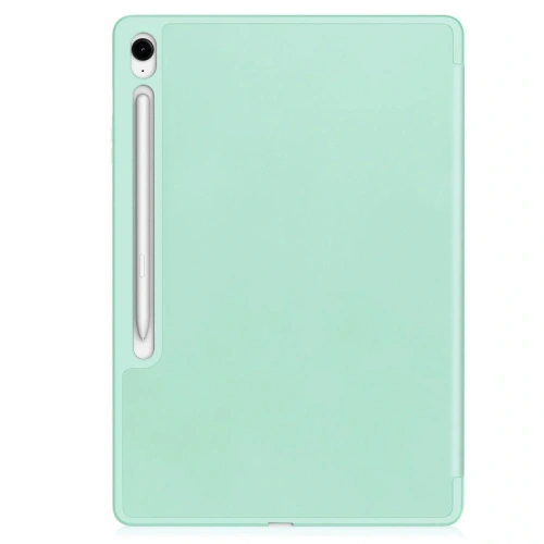 Etui z klapką Bizon Case Tab Lizard do Samsung Galaxy Tab S10 FE+ Plus miętowe