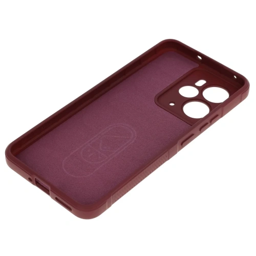 Pancerne etui Bizon Case Tur do Realme 14 5G burgundowe