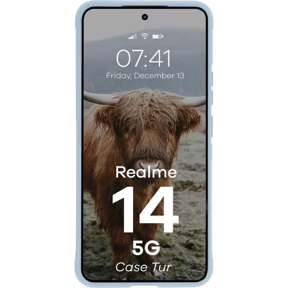 Wholesale Bizon Case Tur Realme 14 5G light blue - BIZ9213 - {ean13} - Hurt