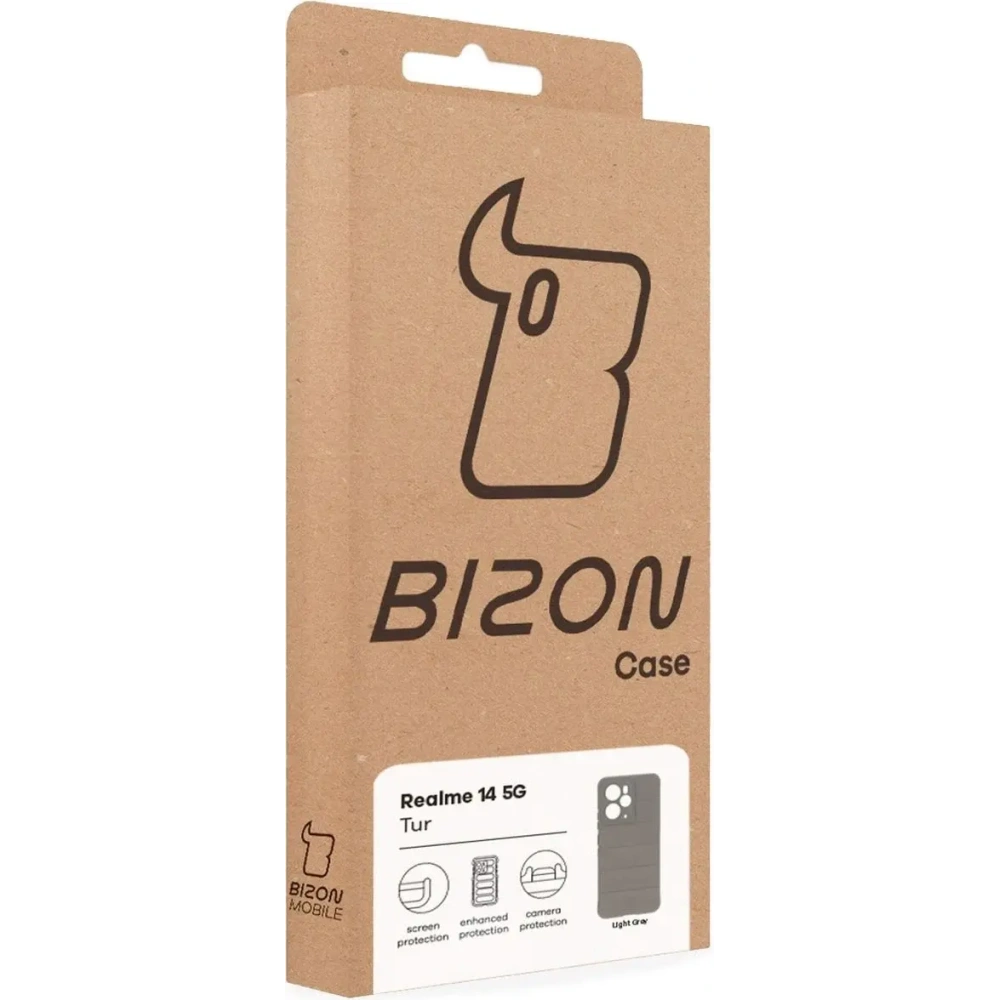 Hurtownia GSM - Bizon tok Tur Realme 14 5G világosszürke - BIZ9214 - {ean13} - Hurt