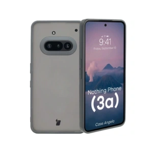 Wholesale Bizon Case Angelo Nothing Phone (3a) translucent with a gray frame - BIZ9216 - {ean13} - Hurt