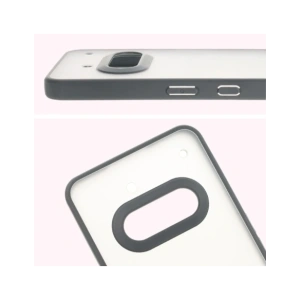 Wholesale Bizon Case Angelo Nothing Phone (3a) translucent with a gray frame - BIZ9216 - {ean13} - Hurt