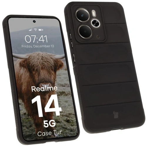 Pancerne etui Bizon Case Tur do Realme 14 5G czarne