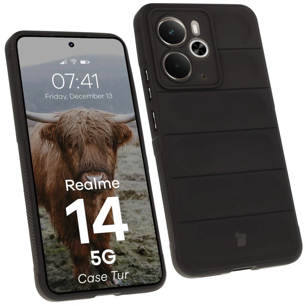 Hurtownia GSM - Pancerne etui Bizon Case Tur do Realme 14 5G czarne - BIZ9217 - {ean13} - Hurt