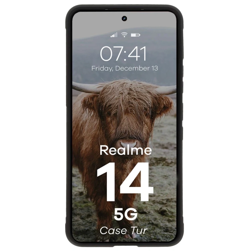 Hurtownia GSM - Pancerne etui Bizon Case Tur do Realme 14 5G czarne - BIZ9217 - {ean13} - Hurt