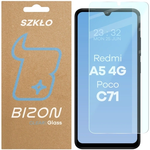 Szkło hartowane Bizon Glass Clear 2 do Xiaomi Redmi A5 4G / Poco C71