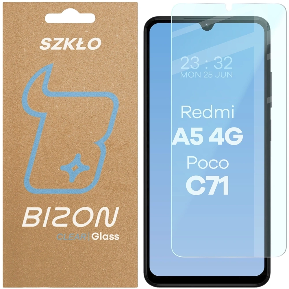 Hurtownia GSM - Szkło hartowane Bizon Glass Clear 2 do Xiaomi Redmi A5 4G / Poco C71 - BIZ9220 - {ean13} - Hurt