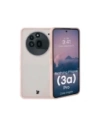 Etui Bizon Case Angelo do Nothing Phone (3a) Pro półprzezroczyste z różową ramką