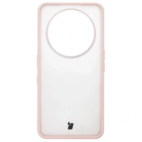 Etui Bizon Case Angelo do Nothing Phone (3a) Pro półprzezroczyste z różową ramką