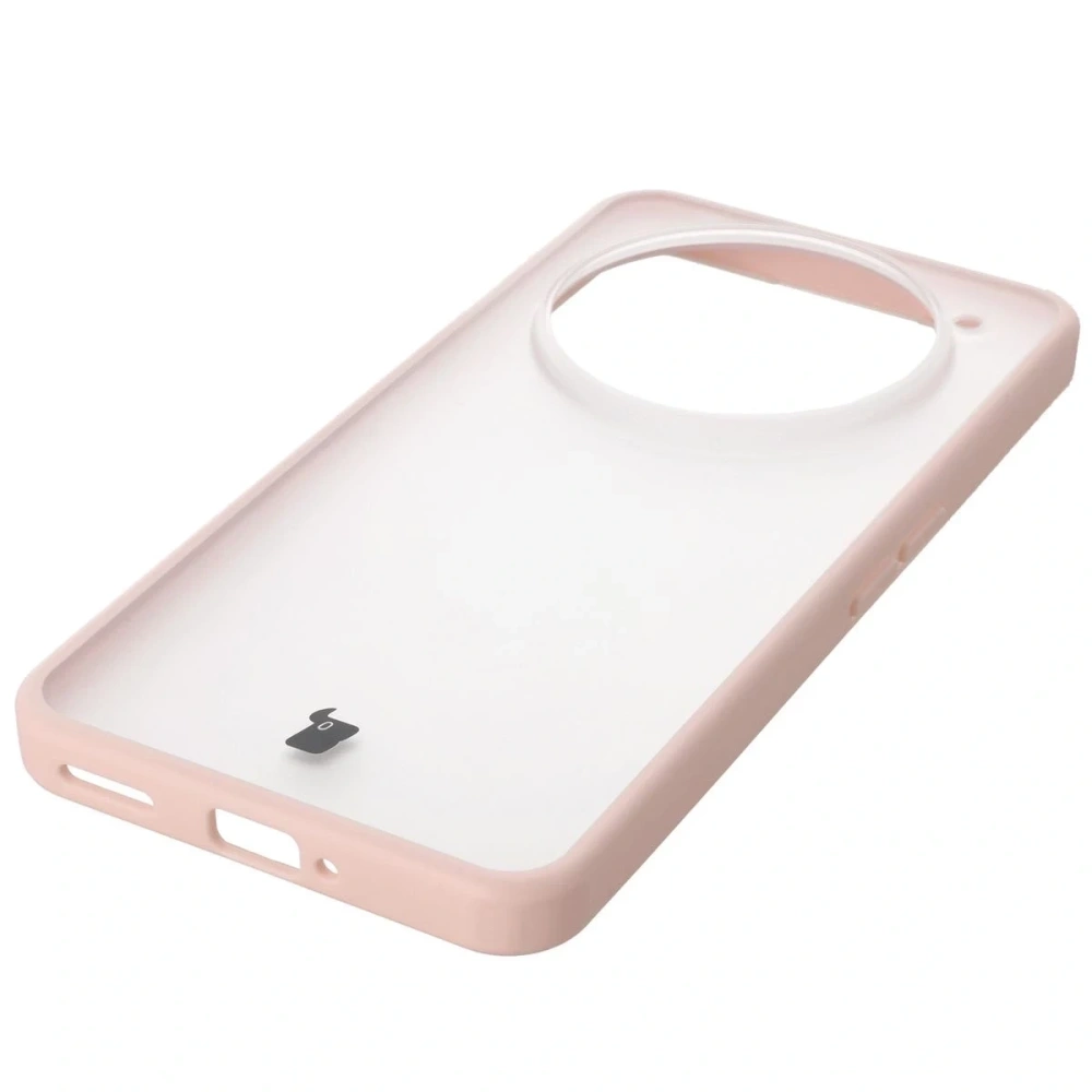 Hurtownia GSM - Etui Bizon Case Angelo do Nothing Phone (3a) Pro półprzezroczyste z różową ramką - BIZ9223 - {ean13} - Hurt