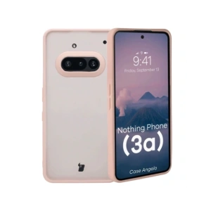 Hurtownia GSM - Bizon Case Angelo Nothing Phone (3a) áttetsző rózsaszín kerettel - BIZ9224 - {ean13} - Hurt