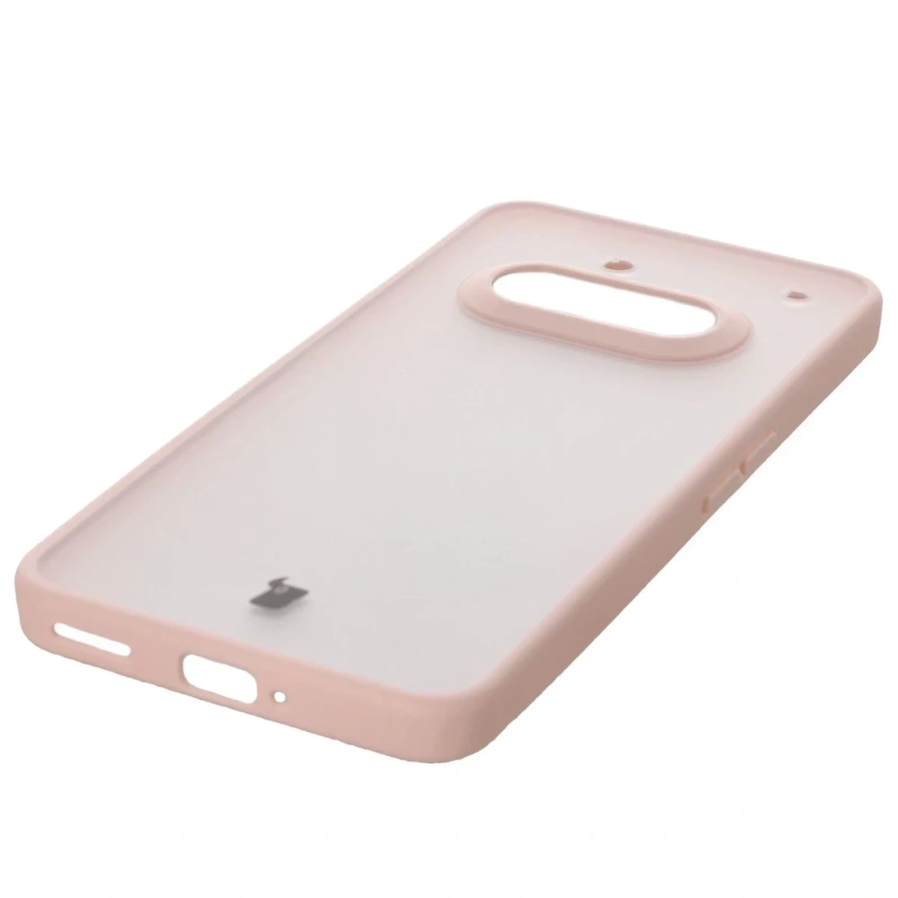 Wholesale Bizon Case Angelo Nothing Phone (3a) translucent with a pink frame - BIZ9224 - {ean13} - Hurt