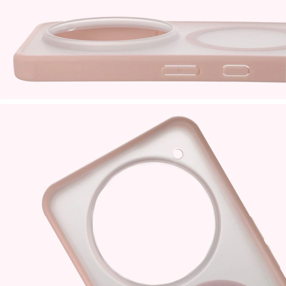 Hurtownia GSM - Etui z pierścieniem magnetycznym Bizon Case MatteO do Nothing Phone (3a) Pro przydymione-różowe - BIZ9225 - {ean13} - Hurt